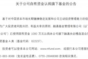 自購！廣發(fā)華商融通等多家基金公司出手