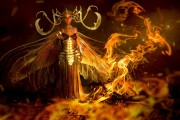 夢(mèng)中的火焰之舞，自我覺(jué)醒的象征，夢(mèng)火之舞，自我覺(jué)醒的象征