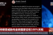 特朗普威脅向金磚國家征收100%關(guān)稅！專家：加關(guān)稅會(huì)讓很多美國企業(yè)破產(chǎn)