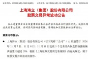 五連板后海立股份再澄清：重組？不存在的