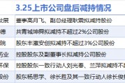 3月25日增減持匯總：暫無(wú)增持 紅星發(fā)展等6股減持（表）