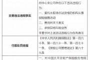 太保產(chǎn)險滄州中心支公司被罰26.5萬元：因委托未取得合法資格的機構從事保險銷售活動等三項違法違規(guī)行為