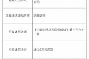 瑞眾保險(xiǎn)渭南中心支公司被罰6萬(wàn)元：因銷(xiāo)售誤導(dǎo)