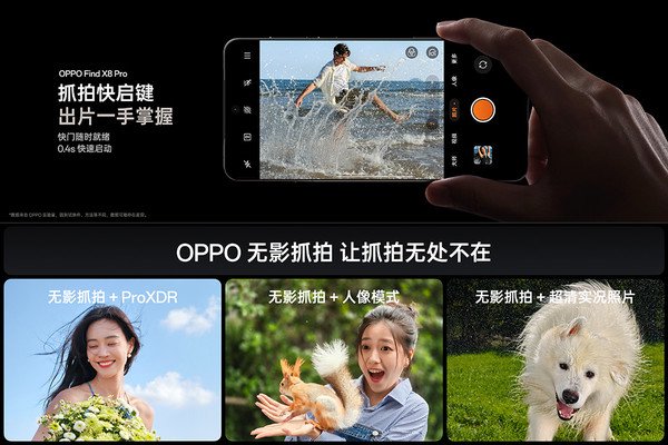 出片還不就是小事！OPPO Find X8系列抬手就出片