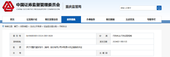 項(xiàng)目辦公樓變公司總部？望變電氣變更辦公樓用途且未履行程序 被重慶證監(jiān)局責(zé)令改正