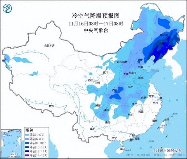 冷冷冷！大風(fēng)＋降溫都來了！全國冰凍線進(jìn)程圖出爐，這些地方雨雪天氣持續(xù)在線