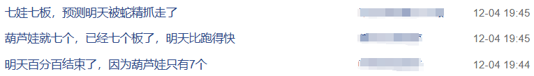沾上“蛇字輩”，葫蘆娃7連板！股民熱評：七個(gè)娃，七個(gè)板（附概念股名單）