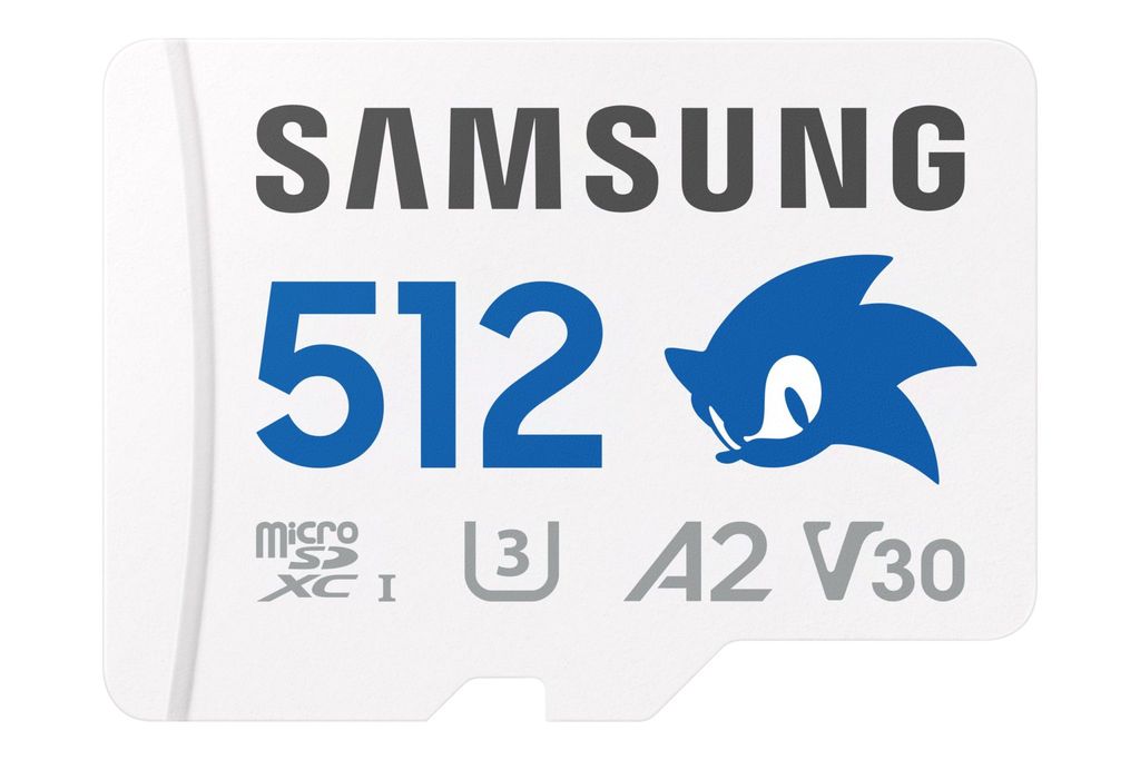 三星和世嘉合作推出索尼克主題 PRO Plus microSD 卡，起價(jià) 24 美元