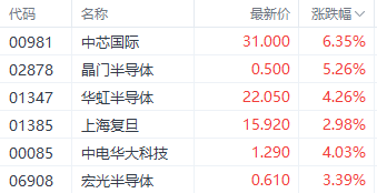 繼續(xù)看多半導(dǎo)體！機(jī)構(gòu)預(yù)期2025年資本支出激增 中芯國際漲超6%