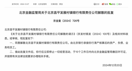 最新批復(fù)！逾20家中小金融機(jī)構(gòu)解散