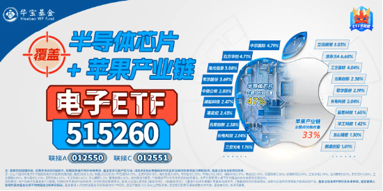 華為高端手機(jī)降價(jià)！半導(dǎo)體+消費(fèi)電子共舞，電子ETF（515260）盤中漲逾1%，寒武紀(jì)-U漲超6%