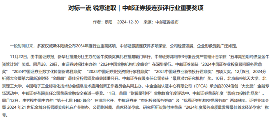 “1號”罰單！中郵證券
