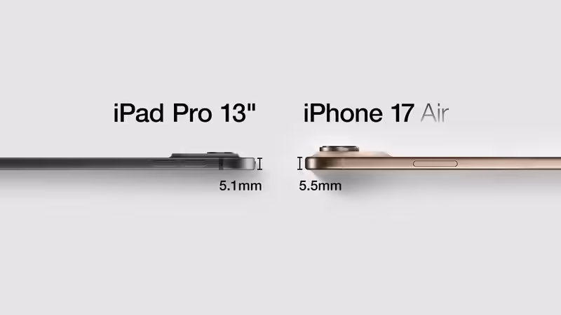 5.5mm！蘋果最薄iPhone 17 Air將接棒Plus機型，有望引爆手機新風(fēng)尚