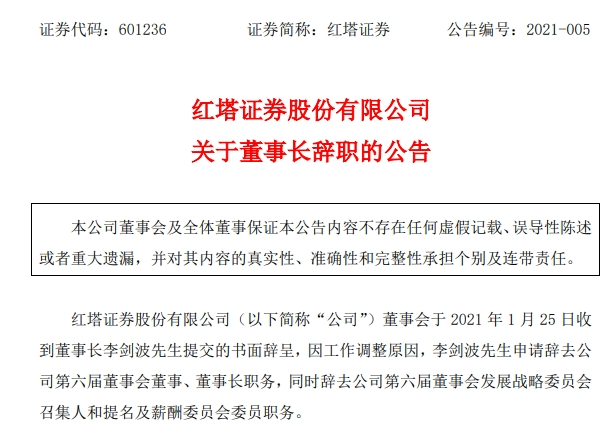 紅塔證券原董事長(zhǎng)受賄267萬(wàn)，多次為他人安排工作打招呼