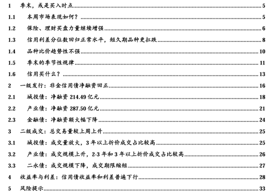 信用| 財通證券孫彬彬團隊：季末，或是買入時點