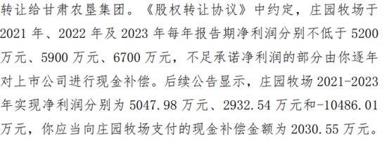 業(yè)績(jī)連虧未止，莊園牧場(chǎng)再添新憂