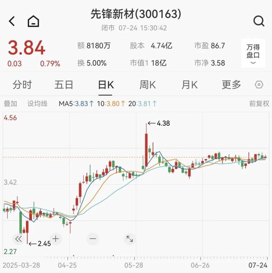 因涉嫌信息披露違法違規(guī)，先鋒新材及總經(jīng)理盧先鋒被立案